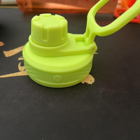 Fluorescent green cup lid
