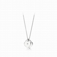 8#Silver Double Crystal