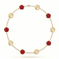 17# engraved gold red
