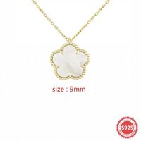 necklace gold+white