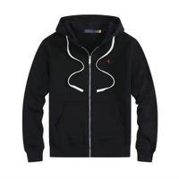 17#black zip up with red logo
