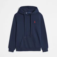 5#blue pullover with red logo