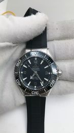 OMEGA Seamaster Planet Ocean 600M Co-Axial Master Cortina Watch Ceramic Bezel Men's Watch Stainless Steel Case Silver Case New Black Case