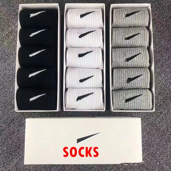 Mens socks women cotton socks mens designer mens socks soft breathable sports stockings medium summer basketball football socks cotton sports socks 5PC/LOT