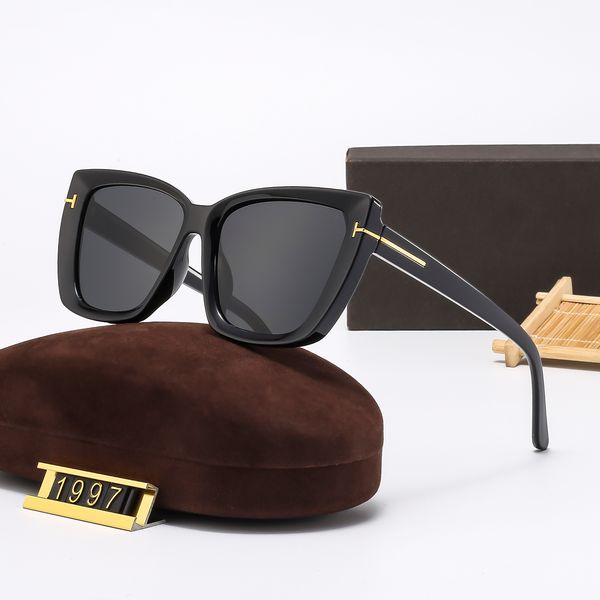 1997 FF Top luxury Sunglasses lens designer womens Mens Goggle senior Eyewear For Women eyeglasses frame Vintage Metal Sun Glasses