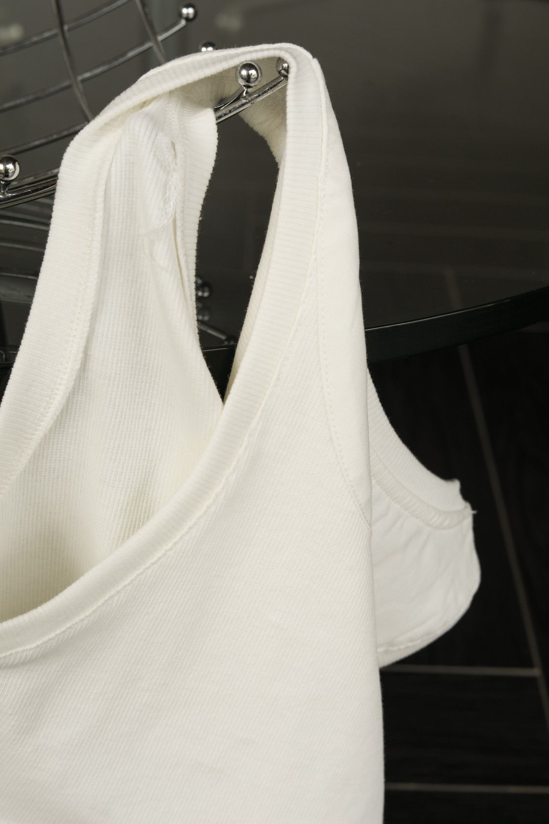Designer tank top women tanks camis anagram-embroidered cotton-blend tank tops designer vest ladies solid vintage t shirt femme mens tanktop asian size s-xl